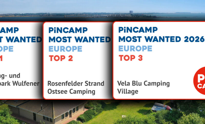 The Top 100 most popular campsites for German campers in 2026